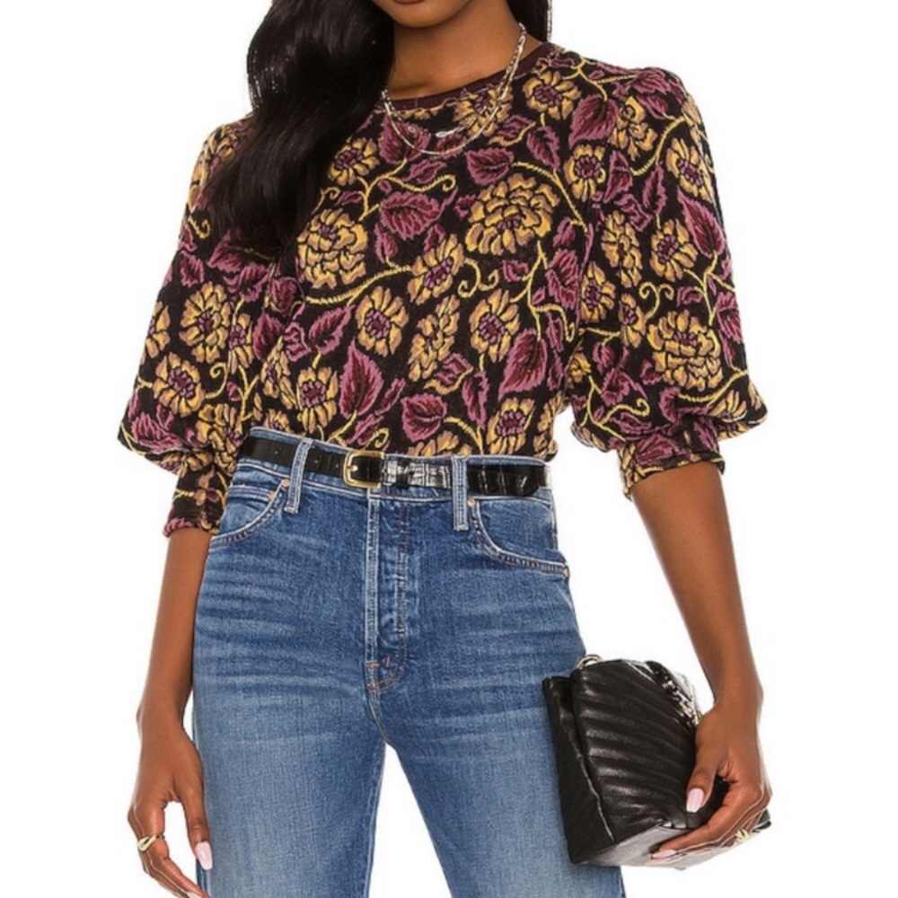 New Free People No Ordinary Top in Purple